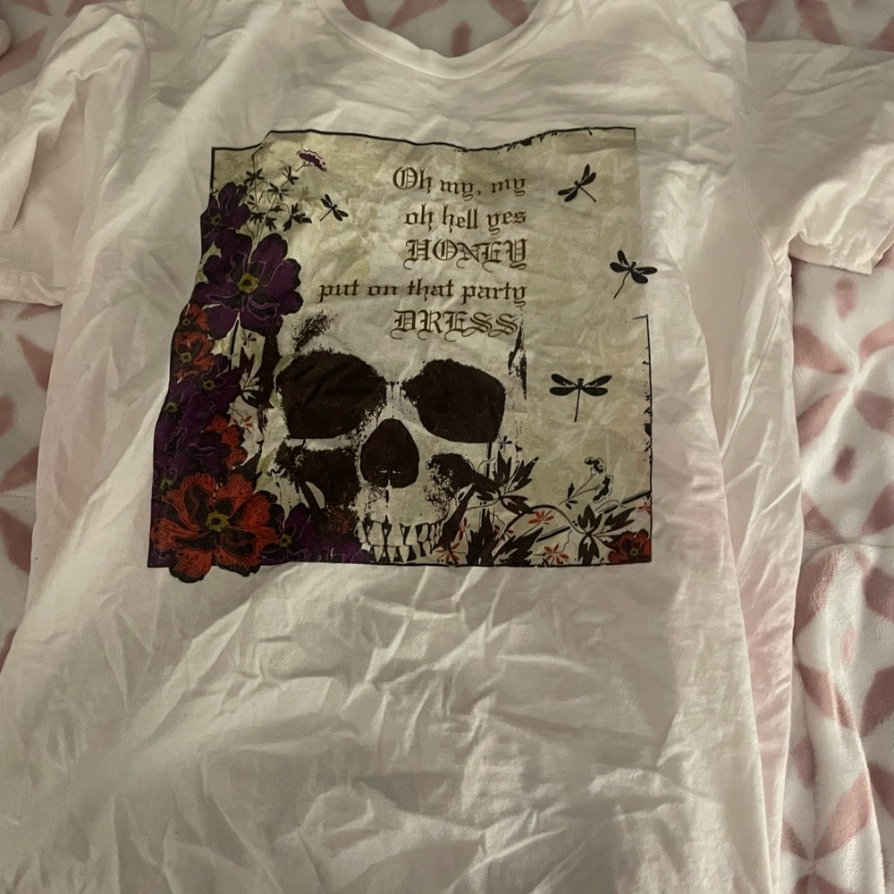 white vintage shirt
